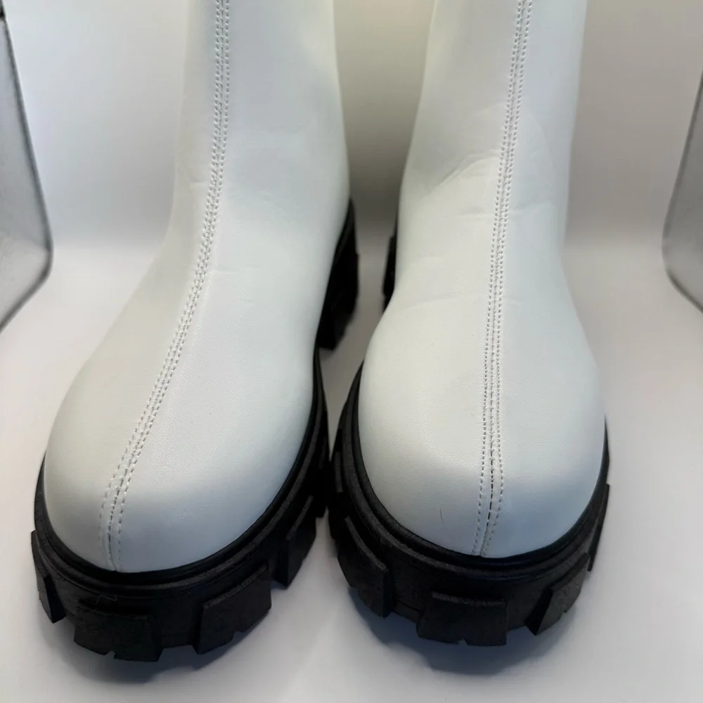 White Platform Boots